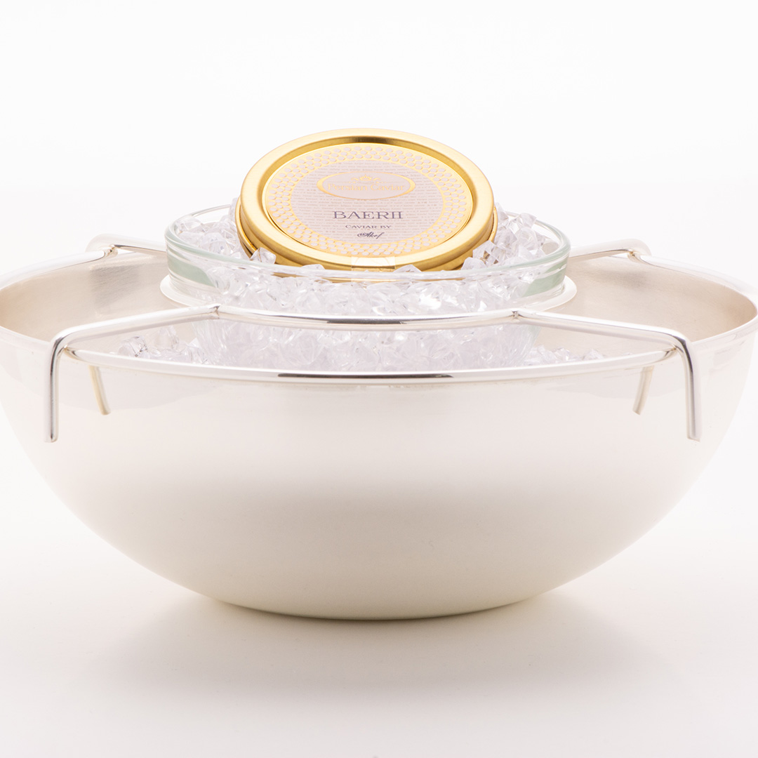 Sturgeon caviar baerii The Sturgeon caviar cooler / server with caviar tin developed by Hossein Akef
